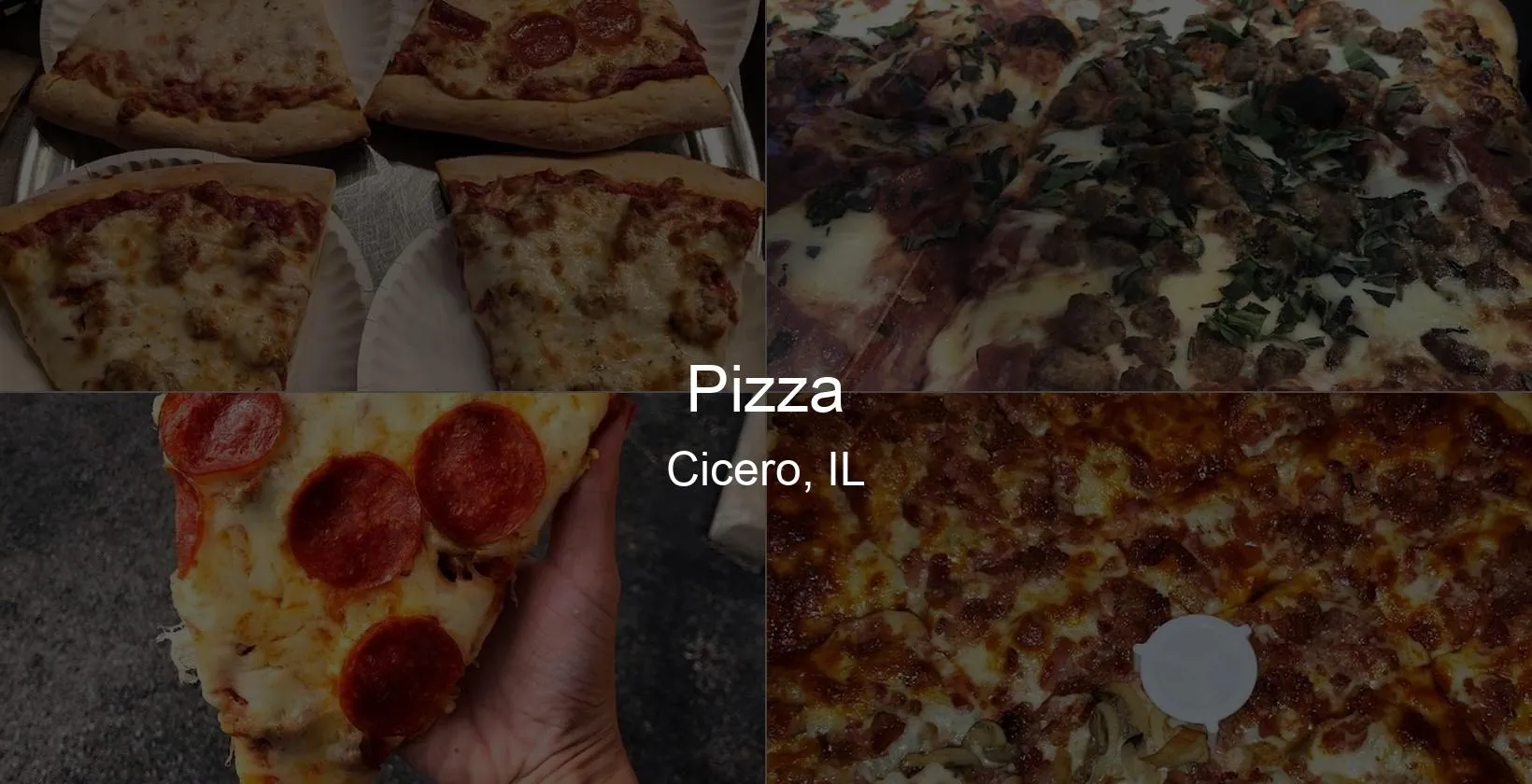 Pizza in Cicero, IL Photo