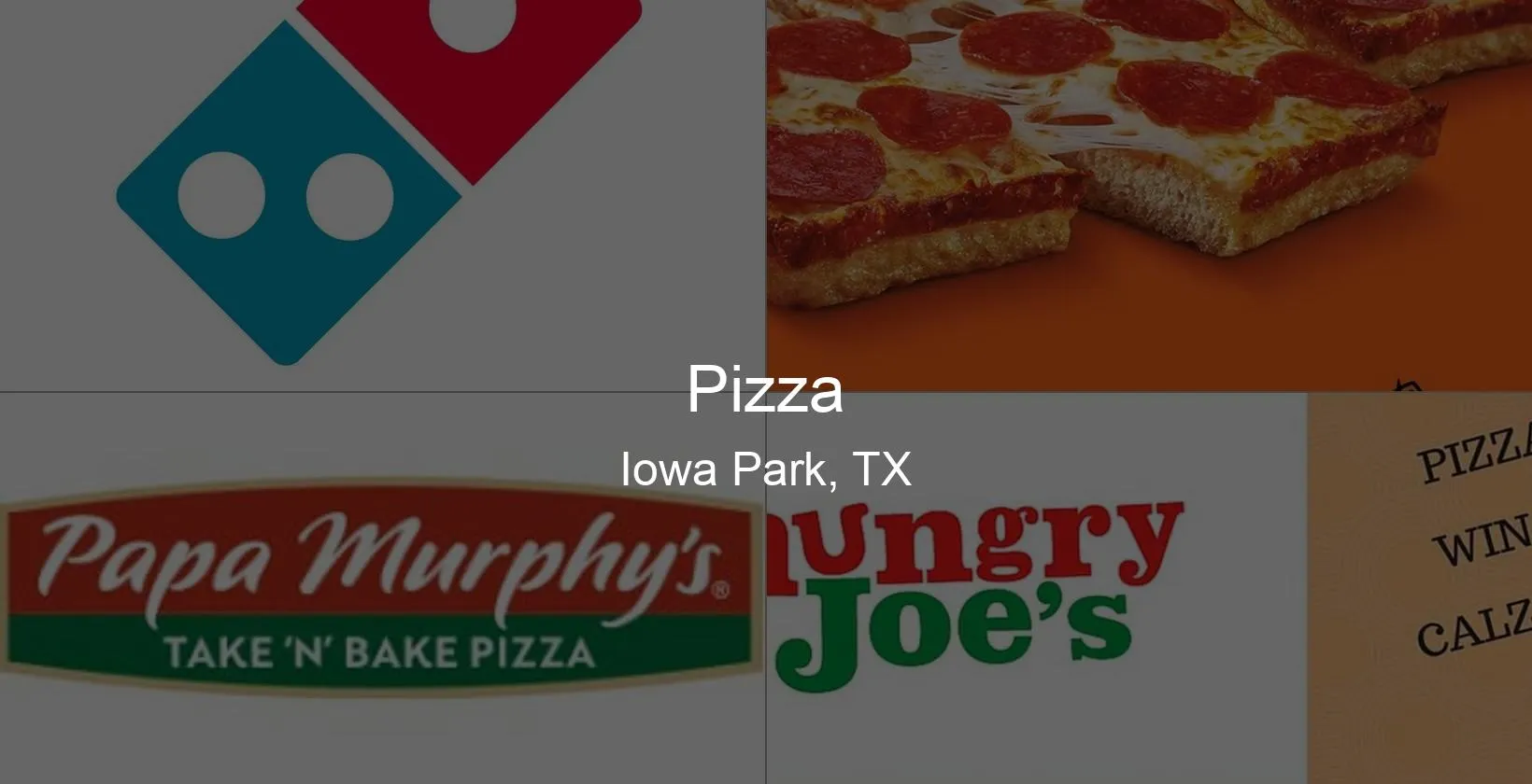Photo of Pizza in Iowa Park, TX