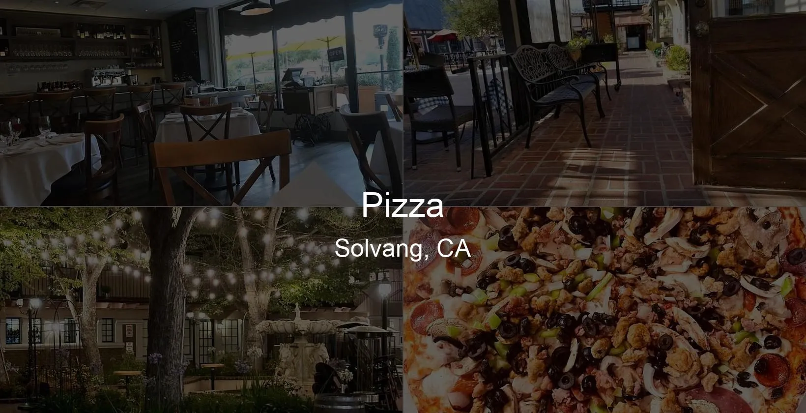 Photo of Pizza in Solvang, CA